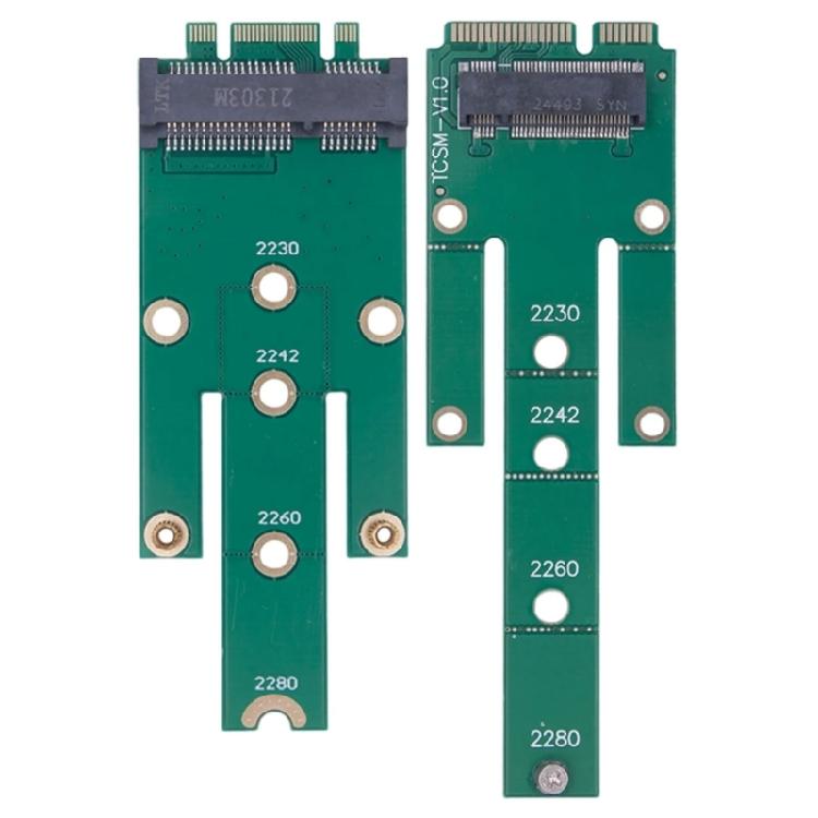 M.2 NGFF SSD Male Converters MSATA NGFF To MSATA To NGFF Convert Card for 2230