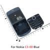 For Nokia 6300 C3 C3-00 C5 C5-00 6303 Battery Back Cover Front Keyboard Housing Case