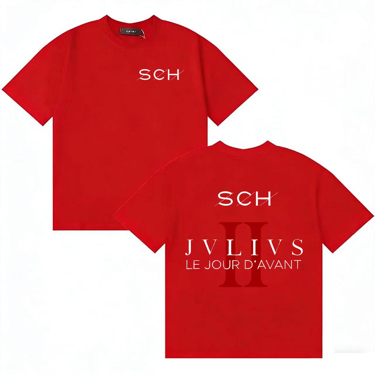 

Rapper SCH Album JVLIVS Graphic Harajuku Casual Oversized Retro TShirt for Unisexs Women Y2K Cozy Cotton Summer Streetwear Tshrit S