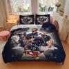 3Pcs Football Stars Celebration Bedding Sets For All Sizes New 3D Printed Bed Cover Comforter Duvet Cover Pillowcase Bedroom Decoration