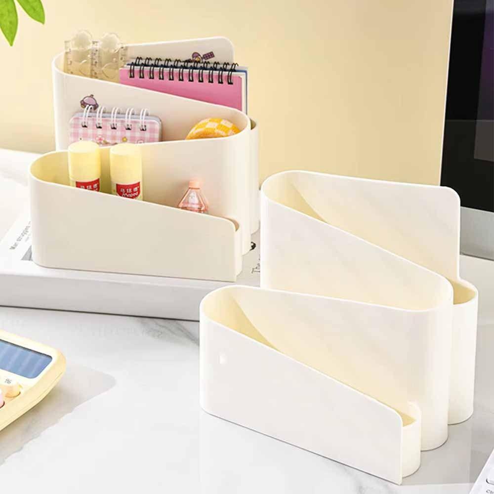 Large Capacity Desktop Pen Holder INS-Style Brush Storage Container Makeup Brush Holder  Household