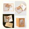 1pc Greeting Card 3D Blessing Card Minimalist Pop-up Style Creative Gift Flower
