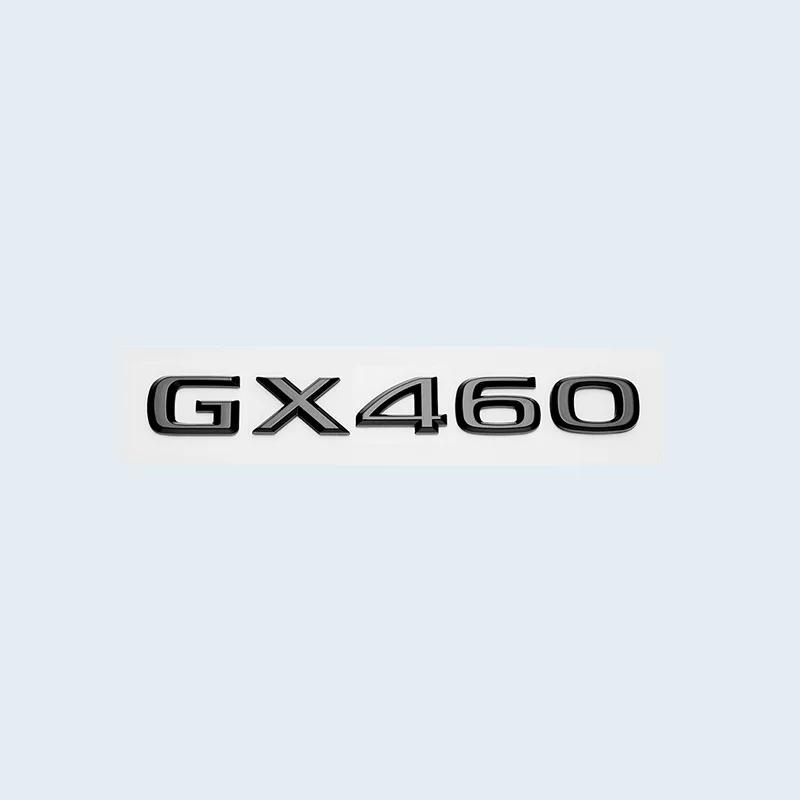 Glossy Black 3D ABS Letters Number GX400 GX460 GX470 Emblem For Lexus Car Trunk Logo Sticker Badge Accessories