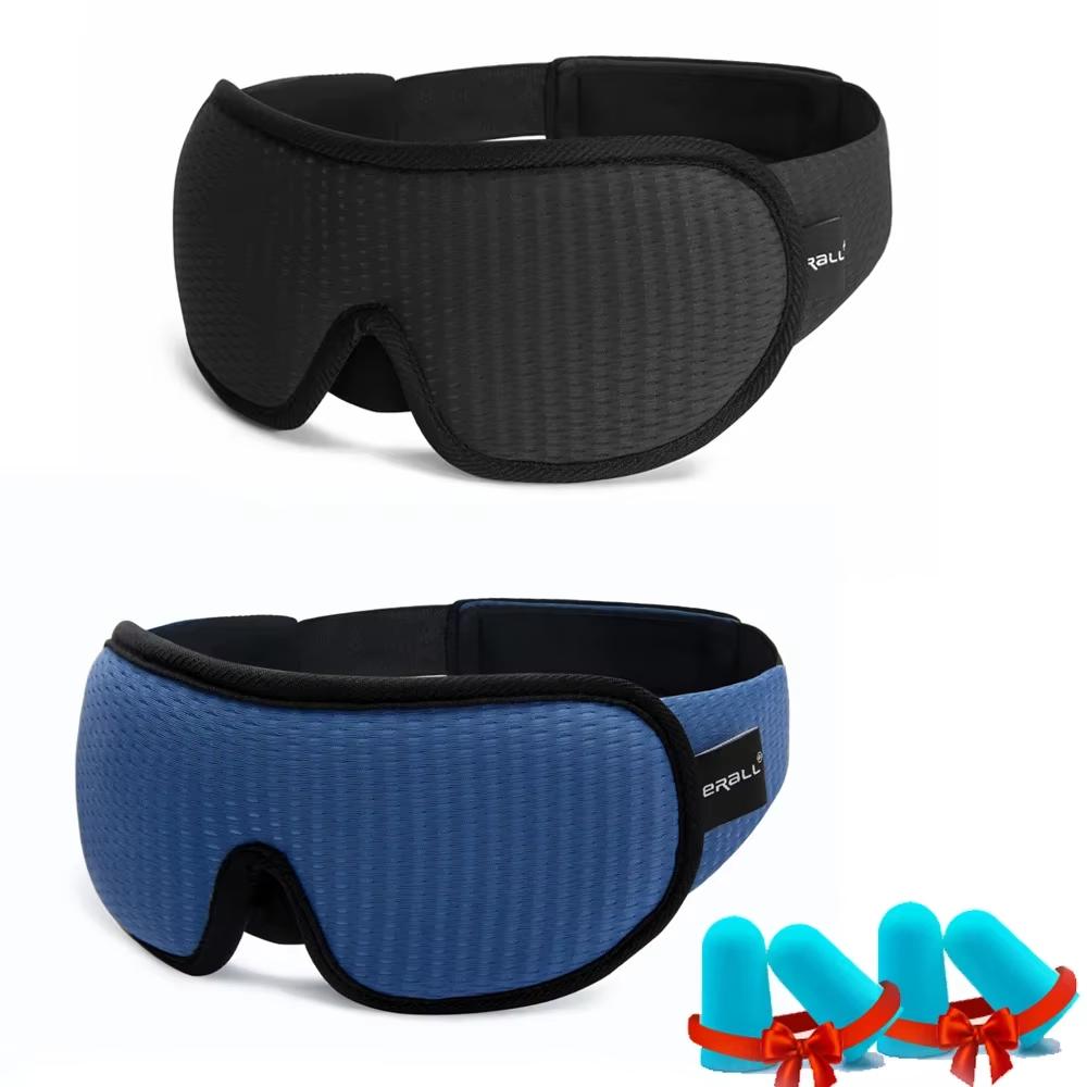 3D Sleeping Mask Block Out Light Sleep Mask for Eyes Soft Sleeping Aid Eye Mask for Travel Eyeshade Night Breathable Slaapmasker