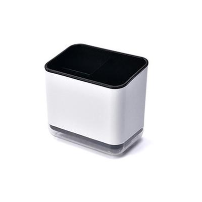 Lumimiru 3-teiliger abtropfbarer aufstellbarer Besteckbehälter 14,7 x 10 x 13,6 cm, schwarz, 1 Stück, Koreanisches beliebtes Geschirr