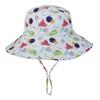 Sommer-Sonnenkappe für Babys, Baby-Sonnenhut für Mädchen und Jungen, Outdoor-Hals-/Ohrschutz, Anti-UV, Strandkappe für Kinder, Bucket Cap, 0–8 Jahre