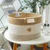 Portable Cotton Rope Storage Basket Cartoon Toy Snack Organizer Clutter Tidy Bin  for Living Room