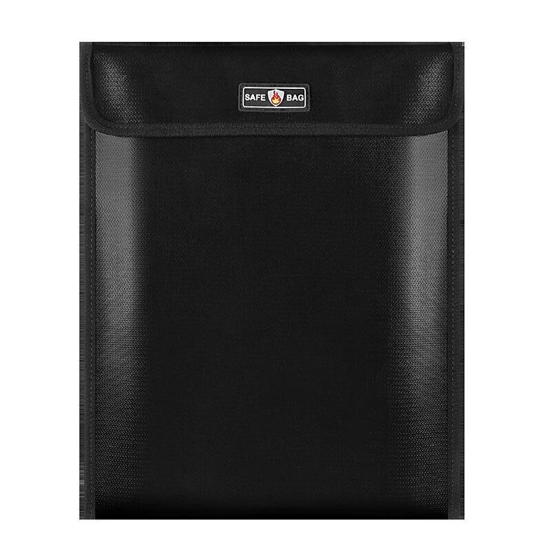 Fireproof Waterproof Document Storage Bag Portable Travel Bag For Money Passport