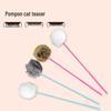 Colorful Fur Ball Cat Teaser Wand with Bell for Self-Entertainment