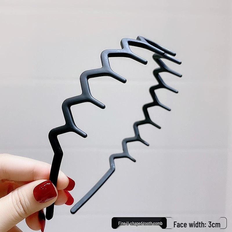 Damen Anti-Rutsch Mode Stirnband mit Zähnen für vielseitige Verwendung