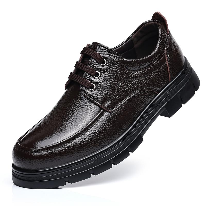 

Повседневная мужская кожаная обувь Классика Комфорт Стиль Джентльмен Отдых на природе Бизнес Вечеринка Повседневная офисная мужская обувь для вождения 44 коричневый