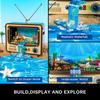 Pantasy Retro Building Kit Collectible Television Model Building Blocks Build Your Own Display for Home