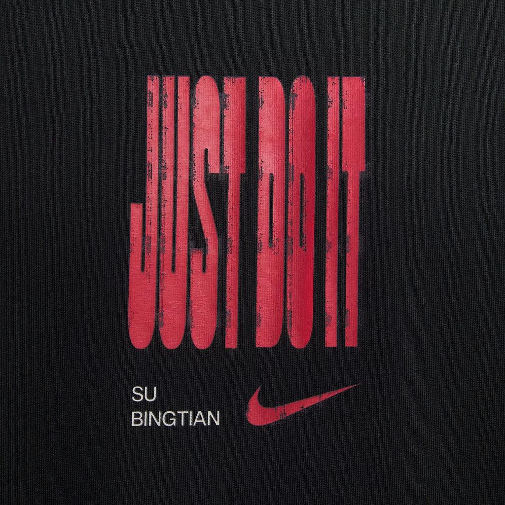 Nike T Shirts Men's Black Crew Neck Moderate IW9287-010