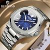 BINBOND Top Brand Luxury Fashion Men Quartz Watches Waterproof Luminous Date Male Clock Stainless Steel Business Mens Watches