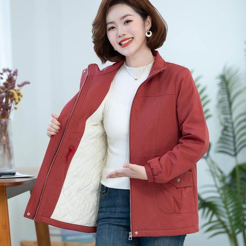 

Women s Short Fashion Hooded Coat - 2025 Autumn/Winter, Plus Size, Loose Casual Thickened Jacket 4XL