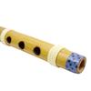Traditional Handmade Musical Instrument Flute Brown Bansuri Wooden Decor