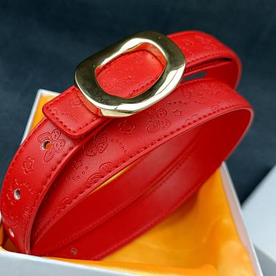 2.5cm Classic Belt Luxury Designer Famous Brand High Quality Leather Hot Women Belts For Dress
