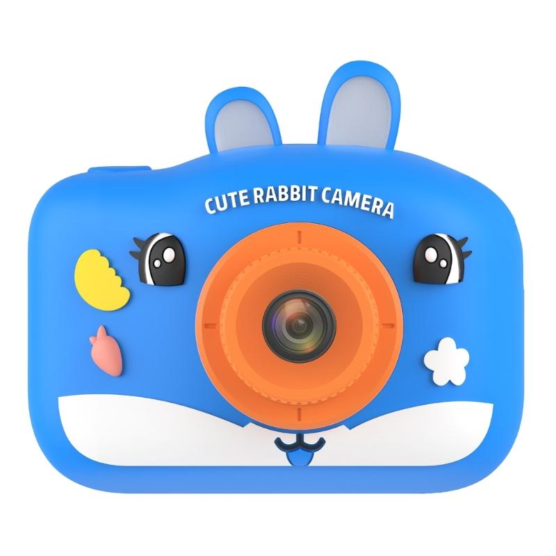 H9S Child Friendly Digital Camera Easy To Use Kids Educational Toy Camera 2.0in IPS Screen 8.0X Zooming Support OTG