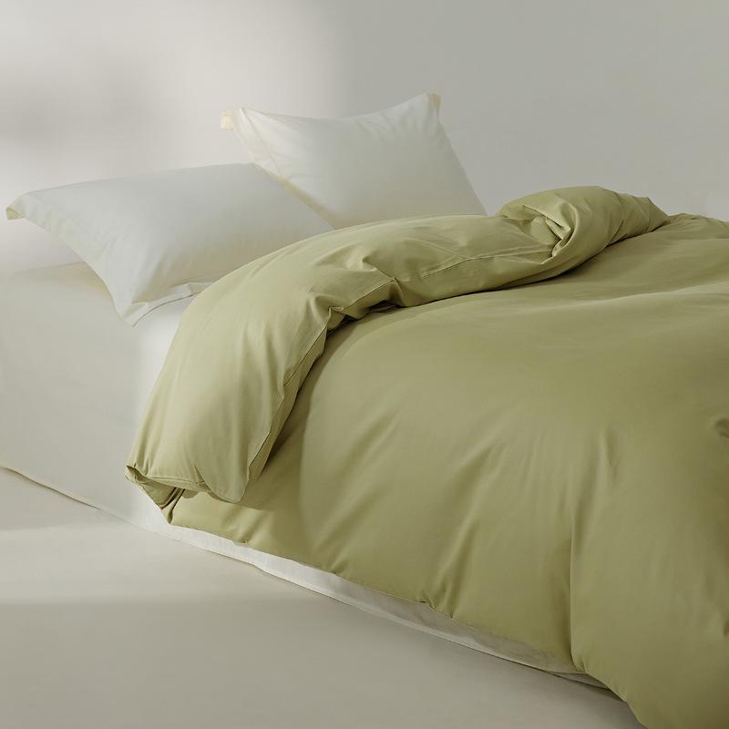 Xinjiang Long-Staple Pure Cotton Brushed Quilt Cover - Warm, Solid Color, Simple Design for Winter (Single/Double)