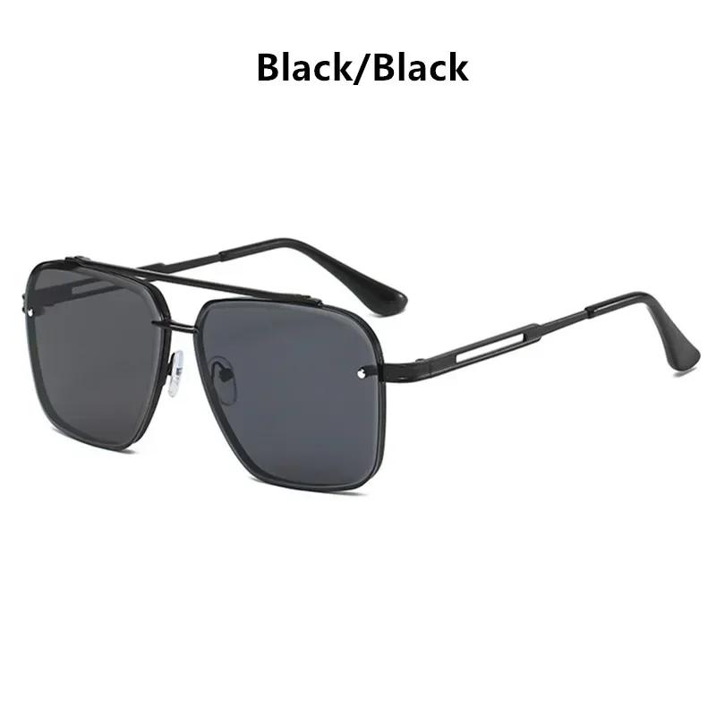 Fashion Square Luxury Sunglasses Men Women Gradient Pilot Flight Seven Rock Mach Six Style Oculos De Sol