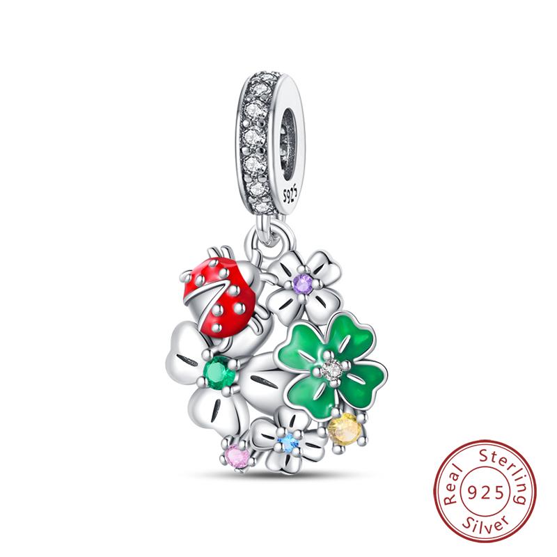 Nightglow Star Moon Pendants Fit Qikaola Bracelets Copper Creative Garden Mushroom Snail Clover Charms Diy Jewelry