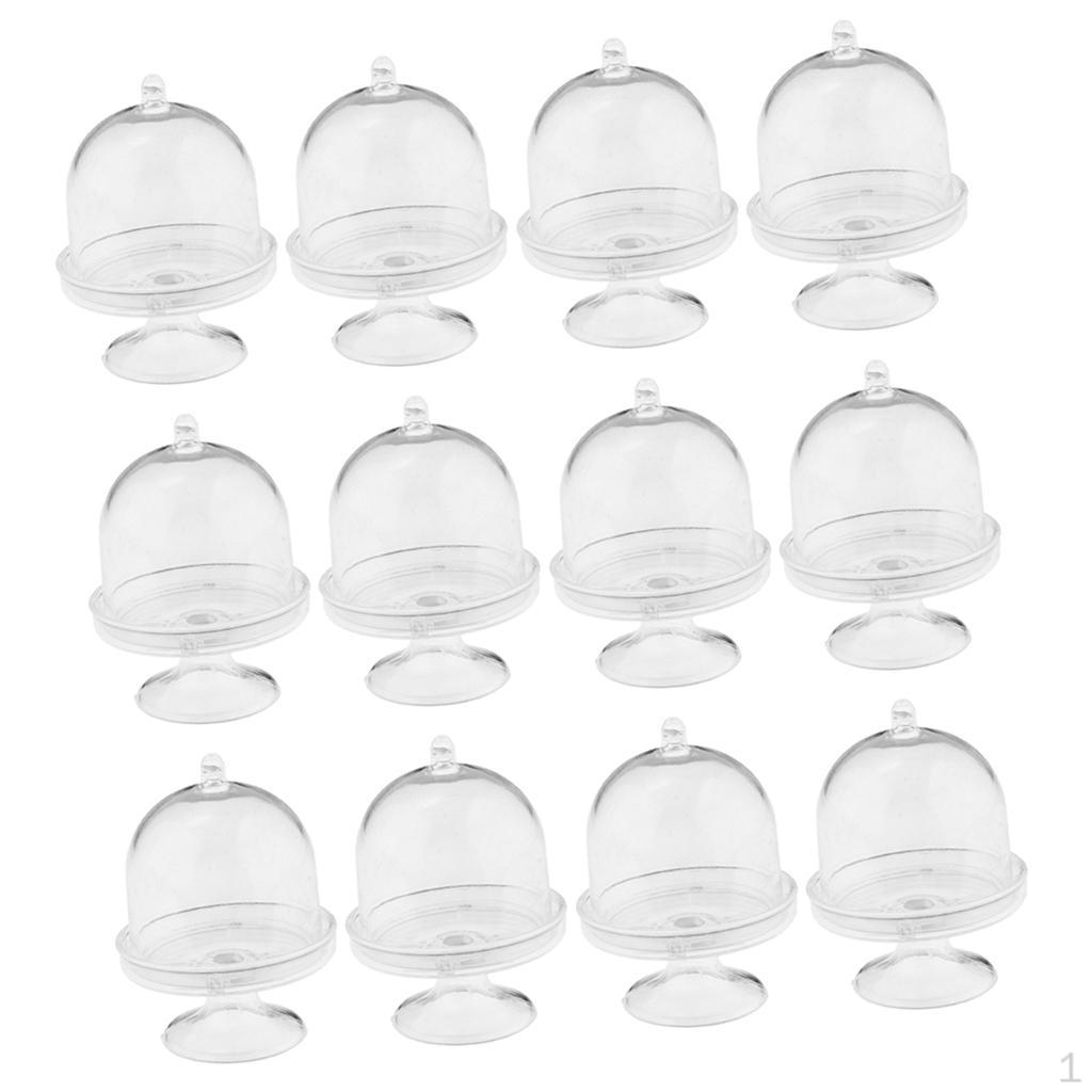 12 Штук Акриловых Коробок для Конфет Упаковочные Материалы Вечеринка