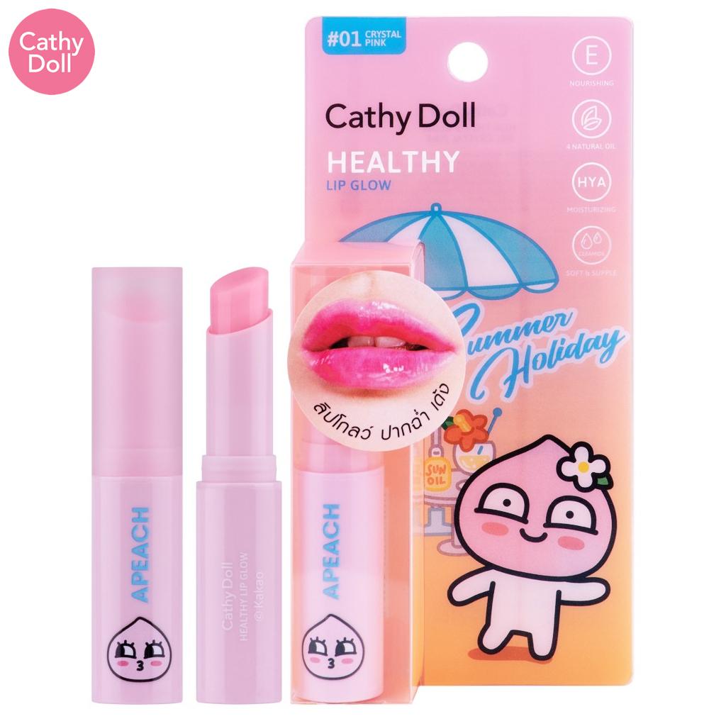 

Cathy Doll Kakao Friends Healthy Lip Glow No.01-02 3g - Тайская косметика для макияжа