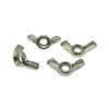 Hand-Tightened 201/304 Stainless Steel Wing Nut for M3-M12 Bolts