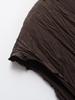 2025 Spring European & American Fashion V-Neck Sleeveless Pleated Long Dress