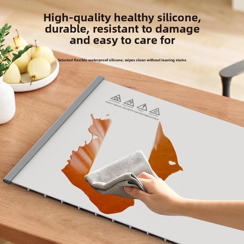 Electric Food Warmer Plate Foldable Warming Tray Plate Warmer Mat Food Fast Heating Portable Electric Warming Tray 8 Tem Setting