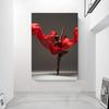 Modern African American Woman Dancer Canvas Painting, Black Ballerina Art Print, Canvas Wall Art Canvas Design, Home Decor