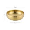 Stainless Steel Double Layer Noodle Bowl Gold Silver Salad Soup Heat Insulation Stainless Steel Noodle Bowl Large Gold Bowl