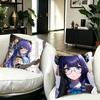 Pela Anime H-honkai Star Rail Pillow Case Fashion Square Pillowcase Bedroom Sofa Room Ins Decoration Leisure