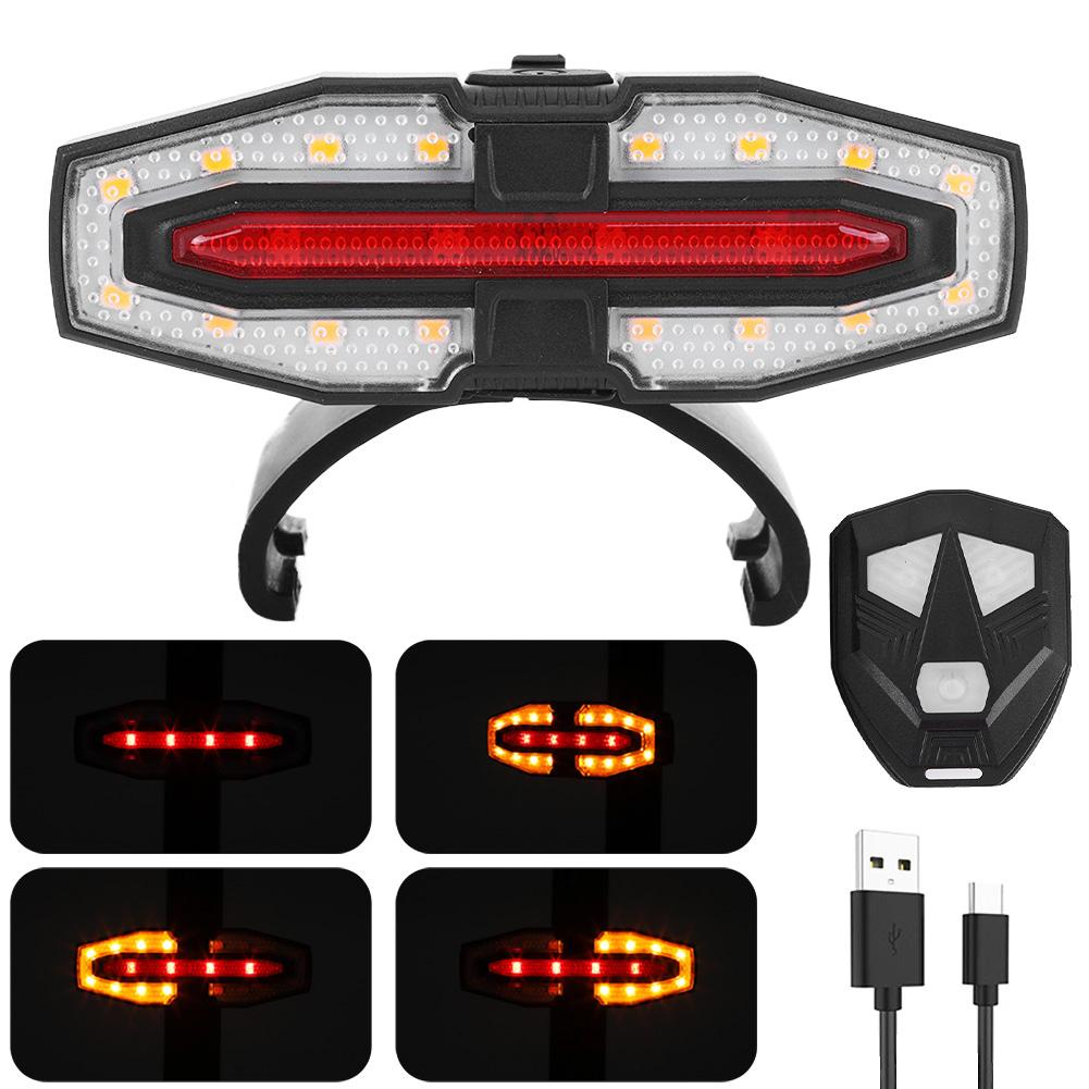 Electric Scooter Turning Signal Tail Light USB Rechargable Smart Wireless Light LED Waterproof Warning Lamp for M365 Pro 2 MI 4