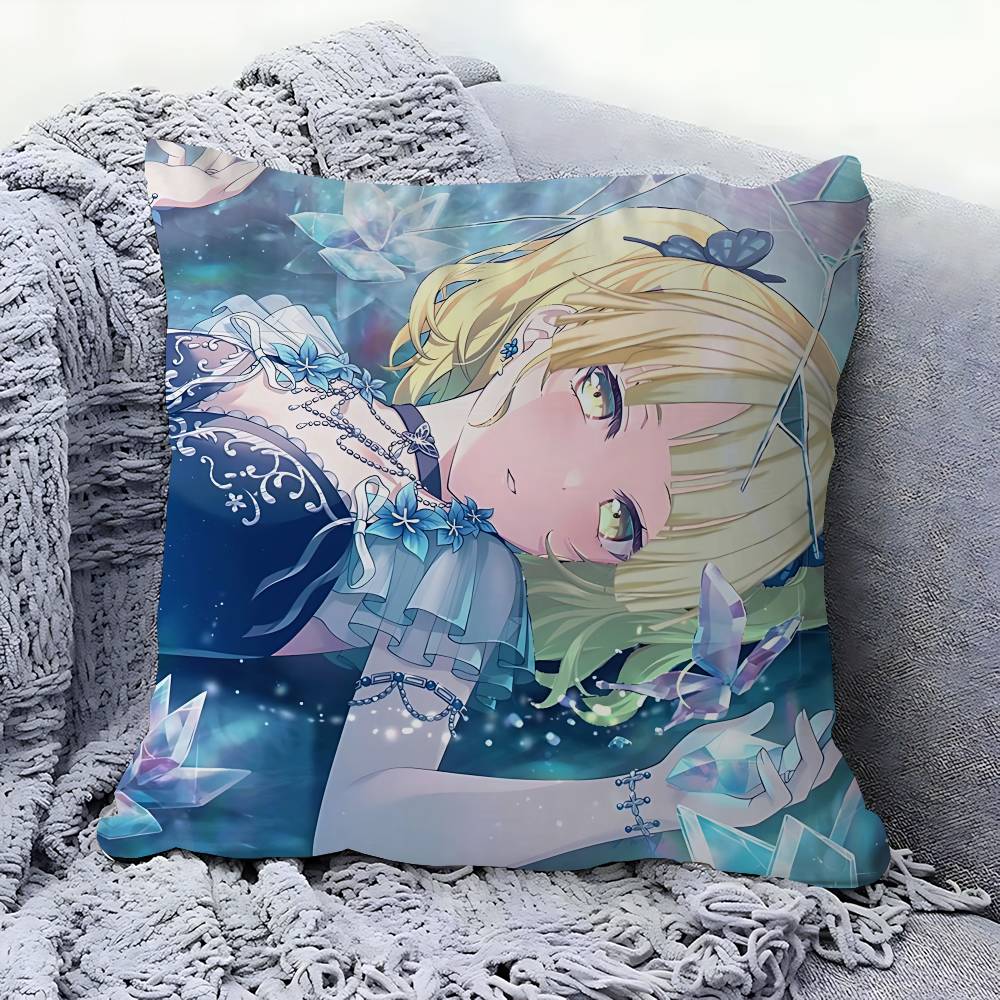 Anime K-Kokoro Tsurumaki Personalized Pillow Dust Cover Bedroom Kids Party Decoration Pillowcase Birthday Children Gift