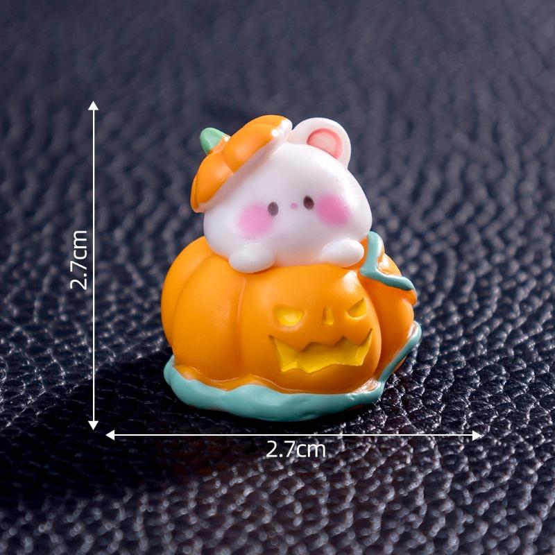 Micro-landscape Halloween Ghost Pumpkin Bear Decorative Blind Bag Accessory Mini Small Figurine