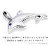 [Sears] Hawaiian Jewelry Pendant Top for Men and Women, Dolphin Design, Sterling Silver 925 sp01-0023