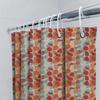 Botanical Shower CurtainGreenery Leaf Pattern Fabric LinerRustic Farmhouse DecorBathroom ArtNature ThemeVanity BackdropStylish H