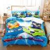 Fashion Super Zings Cute Cartoon Bedding Set Single Twin Full Queen King Size Bed Set Kids Bedroom Duvetcover Sets Bed Sheet Set