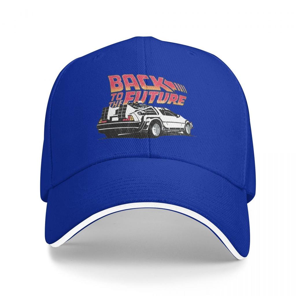 Back To The Future Movie Logo Baseball Caps Snapback Baseball Hats Breathable Casual Casquette Outdoor Unisex