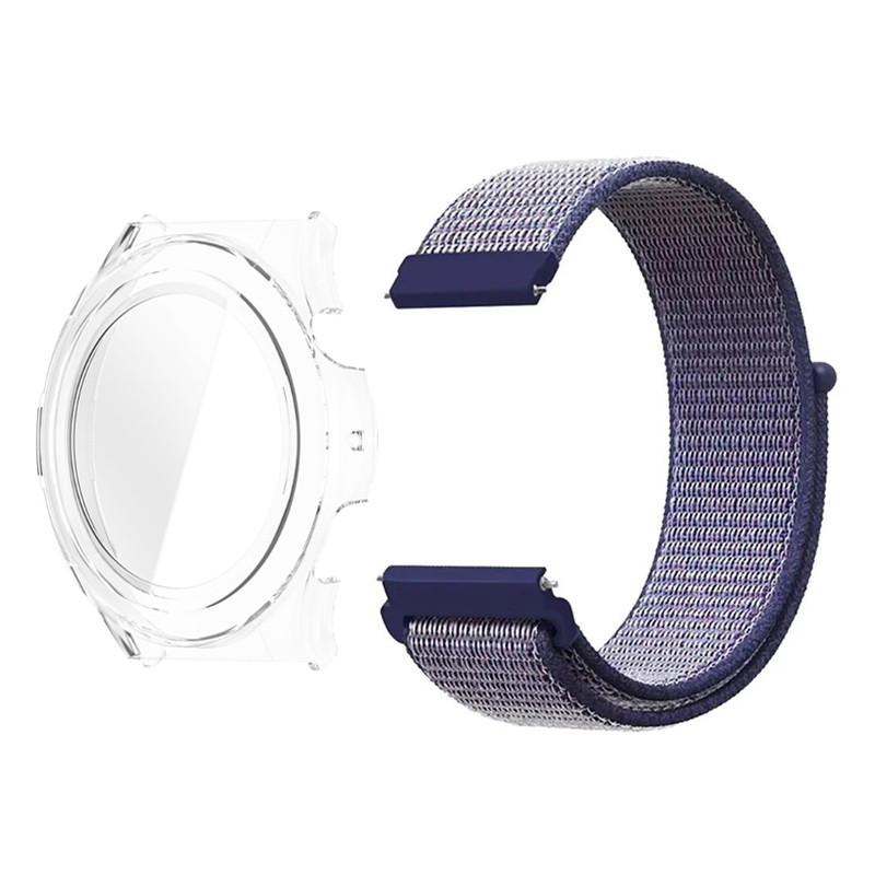 Nylon Loop Strap with TPU Case for Amazfit Cheetah Pro Cheetah Arround Replacment Watchband