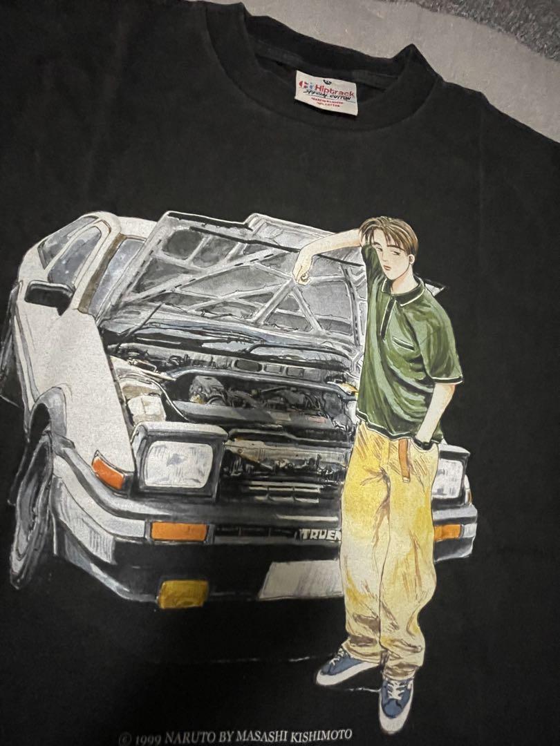 

[USED] Rare Initial D Takumi Fujiwara AE86 Hachiroku Anime T-shirt