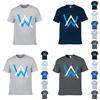 Luxurious Alan Walker Faded Cotton T-shirt With Classic O-neck For Men In Every Season