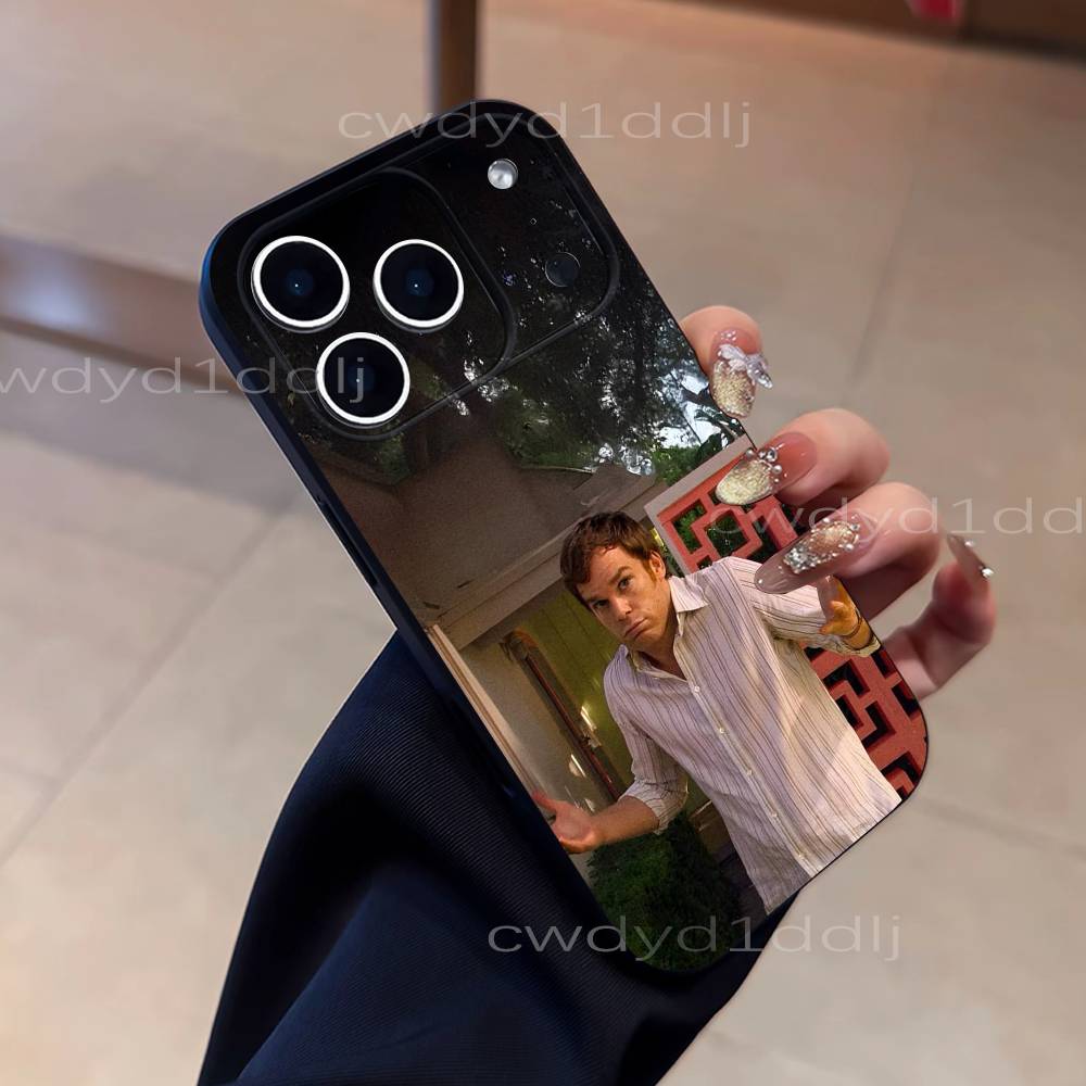 

D-Dexter Morgan Phone Case For iPhone 17,16,15,11,12,14,13 Pro Max Mini XS,XR,7 Plus 16E Air Shockproof Soft Cover iPhone17air