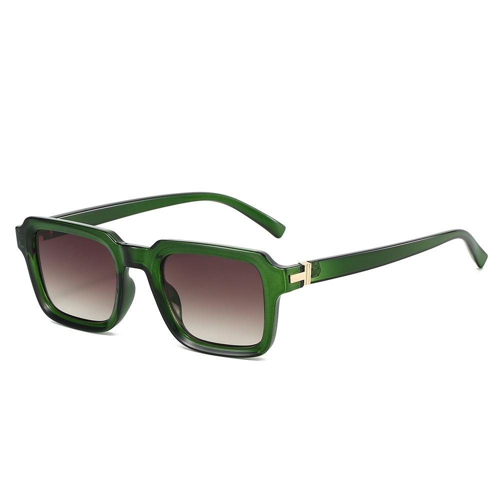 Ins Retro Gradient Square Women Sunglasses  Luxury High Quality Frame Design Men Luxury