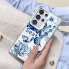 For Samsung Galaxy S25 S22 Ultra Plus S24 S23 Ultra Plus FE S21 FE Laser Protective Phone Case Colorful Painted Sea Turtle Cover