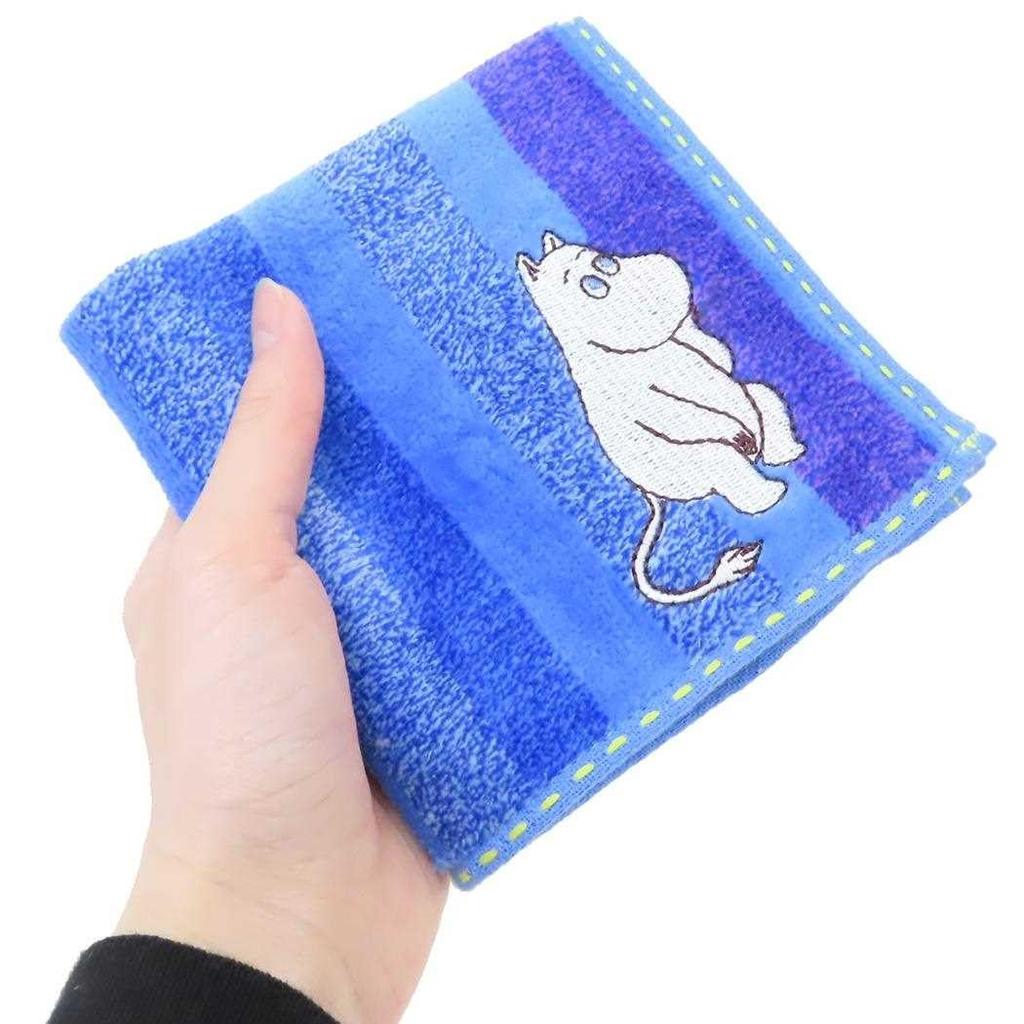 Marushin Mini Separates Bio Antibakterielles und Hand Geburtstag 1505013600 Handtuch, Moomin, Farben, 100% Baumwolle, Deodorierend, Handtuch, Taschentuch, Geschenk,