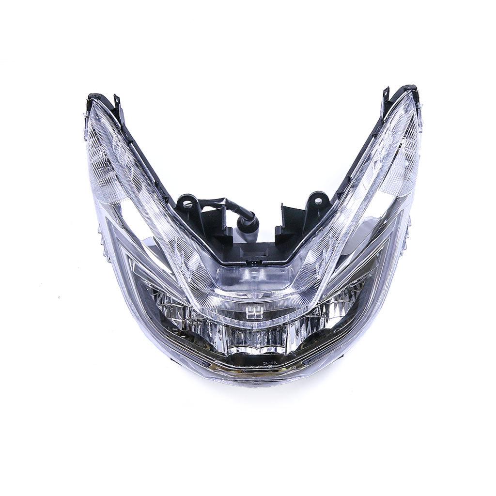 Compatible LED+Plastic Headlight Assembly for 2014-2017 Honda PCX150/125