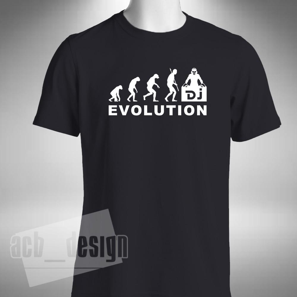 

Dj Evolution T-Shirt Djing Turntable Decks Clubbing All Nighter Dance Music XL