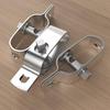 Heavy Duty Wire Tightener Silver Galvanised Cable Tensioner Wire Buckle Farm For Secure Barbed Wire Greenhouses Grape Vines
